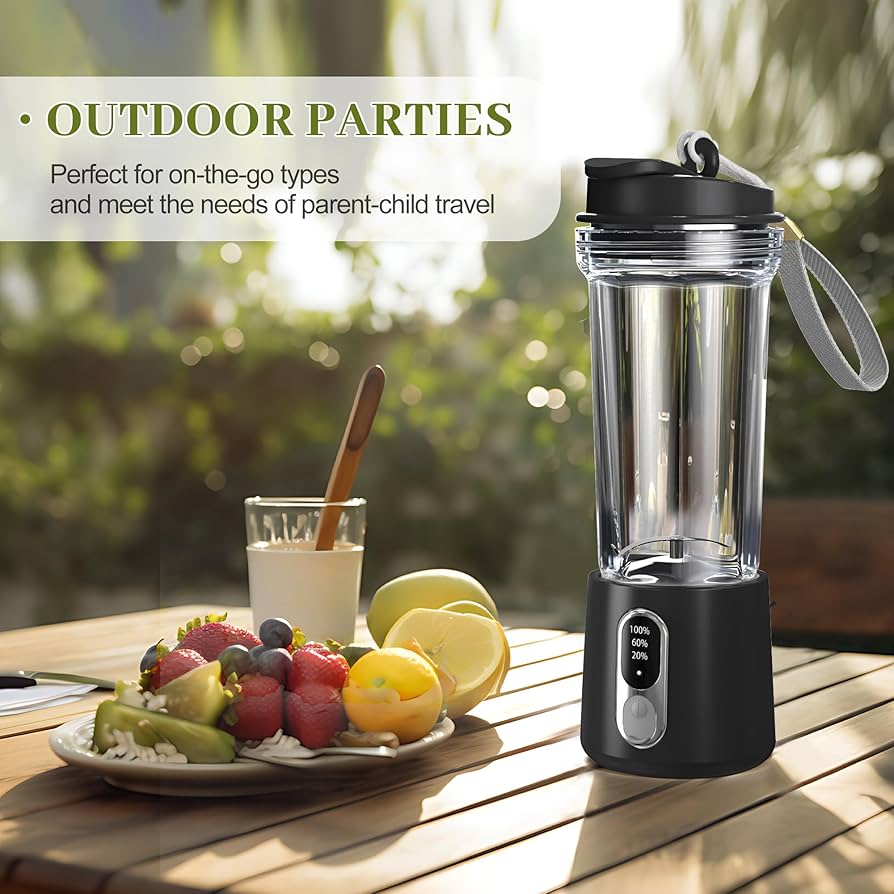 Blend & Go: Wireless Portable Juicer & Charging Cup