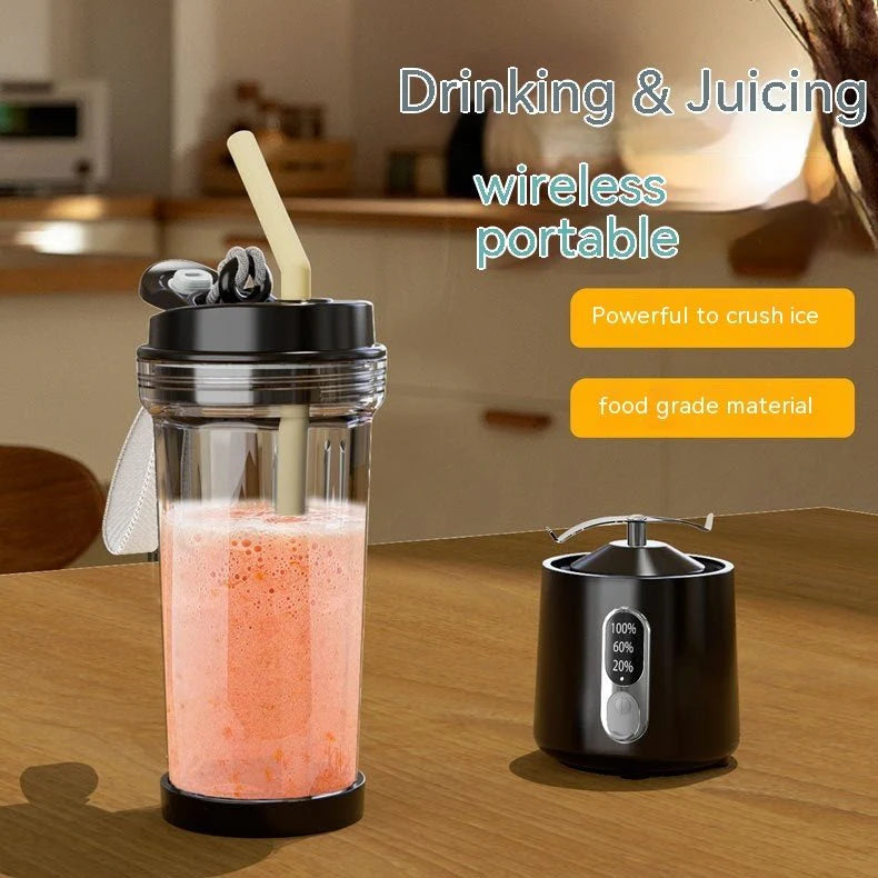 Blend & Go: Wireless Portable Juicer & Charging Cup